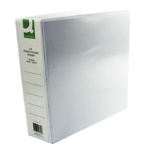Q-Connect Presentation 65mm 4D Ring Binder A4 White (Pack of 6) KF01334Q