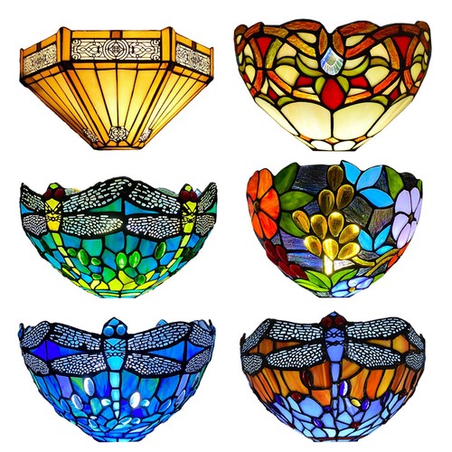 Wall lamp tiffany - style, 12