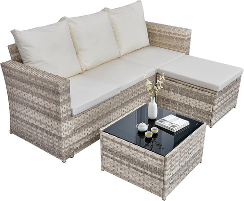 Garden furniture corner sofa - furniture,