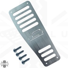 Stainless Steel footrest plate for RangeRover L405 Vogue interior trim pedal RHD