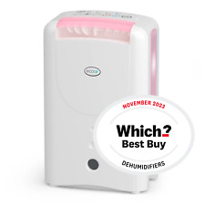 EcoAir DD1 Classic MK6 Pink 7.5L/Day Desiccant Dehumidifier with Ioniser