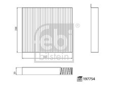 Interior Air Filter FEBI Fits