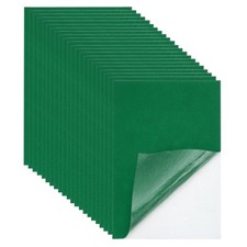 22 Pcs 1mm Thick A4 12"x8" Self Adhesive Felt Fabric Sheets, Dark Green
