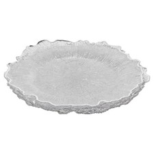 6/12 Pcs Clear Flower Charger