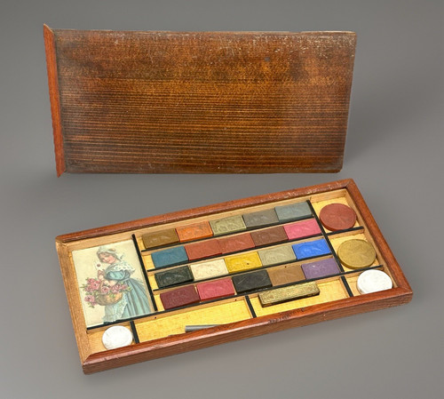 Antique watercolour artist - antique,