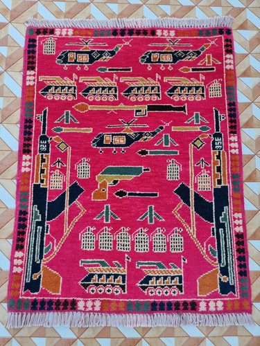 Afghan handmade vintage war - handmade,