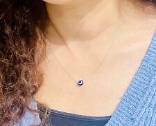 925 Sterling Silver Turkish Evil Eye Nazar Necklace Evil Eye Bead