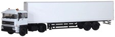 DAF 3300 SHORT VAN TRAILER TRUCK - WHITE  - 1:76 - OXFORD HAULAGE -  SP184A