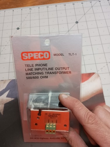 Speco tele phone line imput - speco,