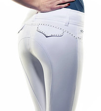 Animo Nolivia Ladies Competition Breeches White AGS grip diamante I-46 UK16 US14