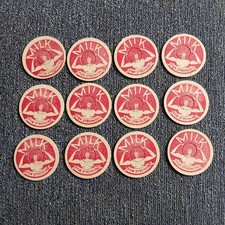 Vintage Milk Bottle Tops