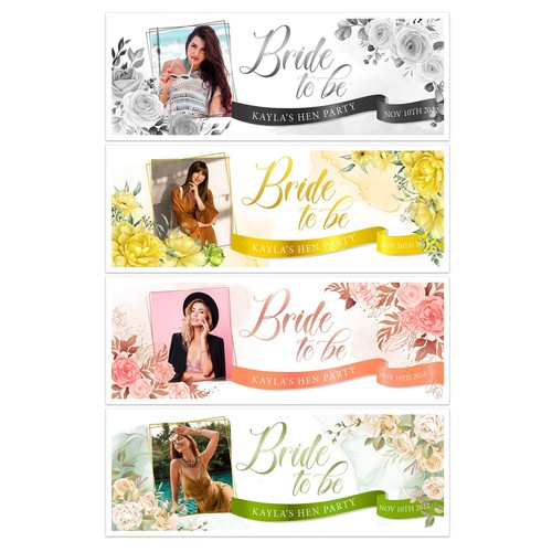 Personalised hen banner - hen, do