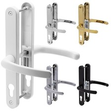 UPVC Door Handle Fullex 68PZ Sprung Double Glazing Pair Set PVC 215mm