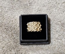 4 Row Keeper Ring Solid 9ct