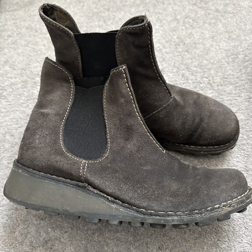 Fly london suede grey - grey, size