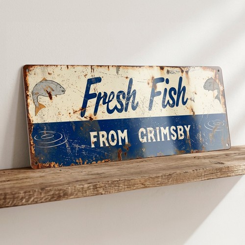Vintage grimsby fresh fish - vintage,
