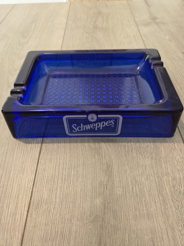 Vintage schweppes cobalt blue - vintage,
