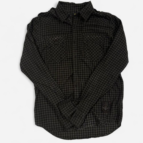 Affliction black premium plaid