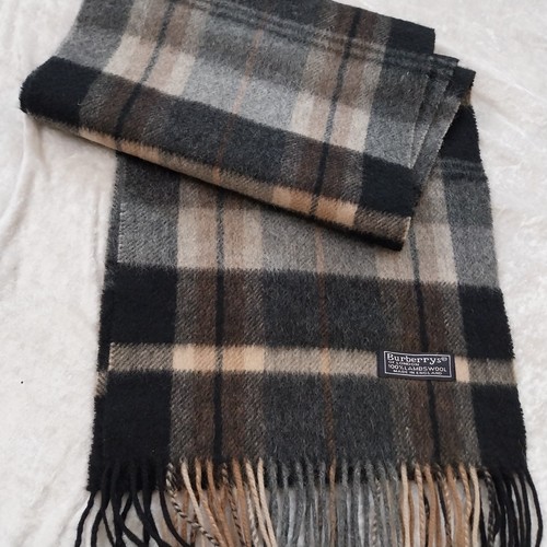 Vintage burberrys scarf 100 - burberrys, 100%