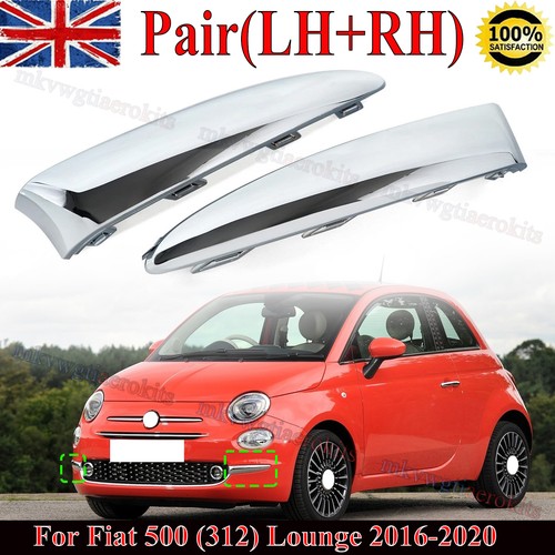 Chrome front bumper lower - front, side
