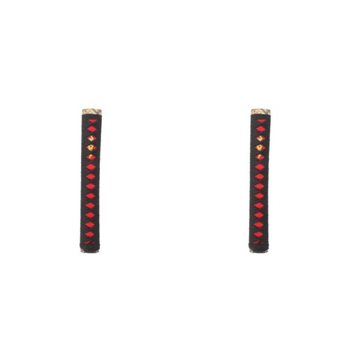 2pcs handle nonslip wooden - 2pcs, handle: