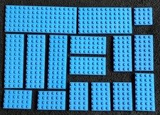 LEGO Blue Plates Bundle Flat