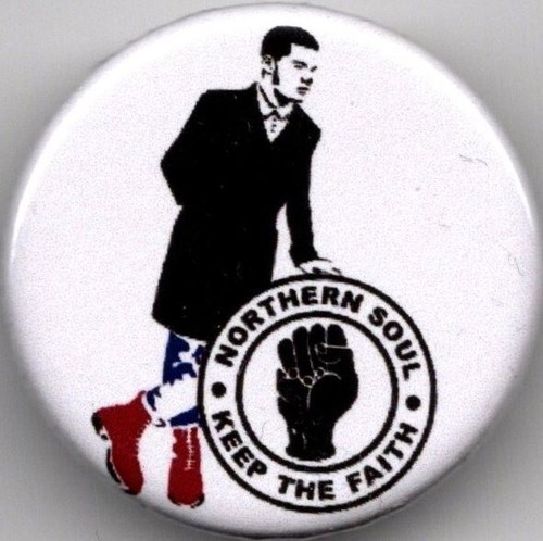 Northern soul pin button badge - soul,