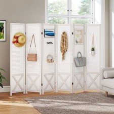 6 Panel Folding Room Divider