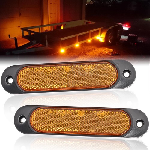 Led amber orange side - 2x,