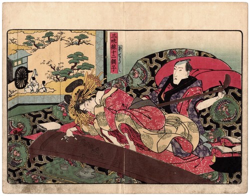 Tones the shamisen base - of, shamisen: