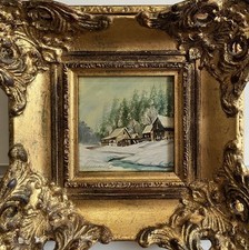 VINTAGE OIL PAINTING German
