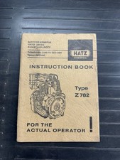 Genuine  Rare Hatz  Z782