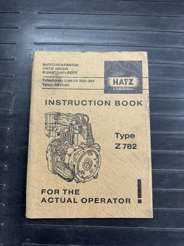 Genuine rare hatz z782 - genuine,