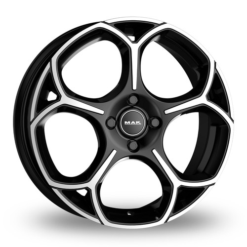 7x17 mak monza black - 4x, 7x17"