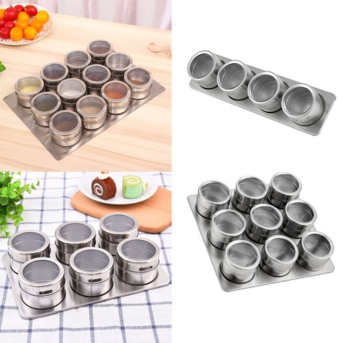 Magnetic spice rack - rack, 4-12pcs