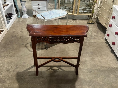Vintage mahogany hall table - vintage,
