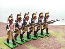 TROPHY MINIATURES   NAPOLEONIC FRENCH  DRAGOONS ADVANCING
