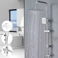Large Square Shower Kit Twin