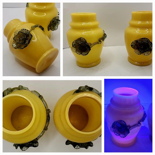Pair yellow victorian - pair,