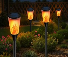 Solar garden Torch Flickering
