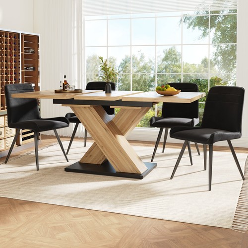 Dining table with crossed - table,