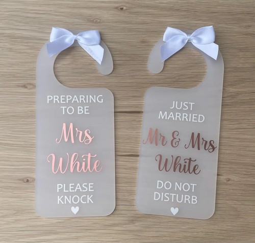 Bridal door hanger - bridal,