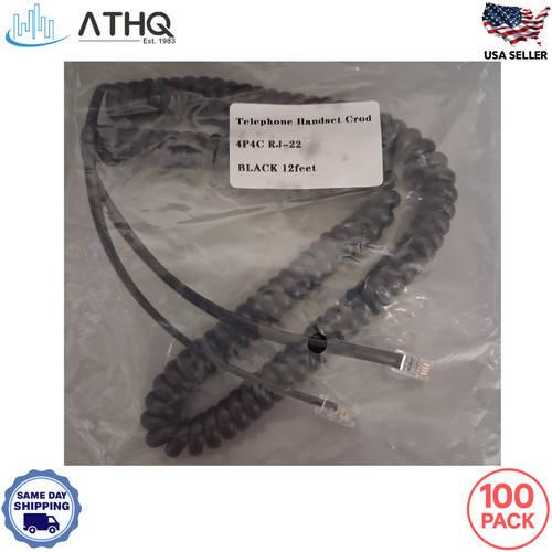 Lot 100 curly coil cord - cord, 12
