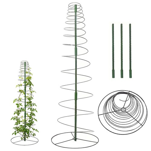 Spiral plant support stakes - spiral,