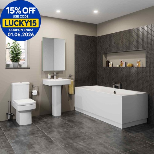 Modern bathroom suite double - bathroom,