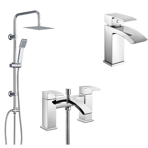 Way square rigid shower - square,