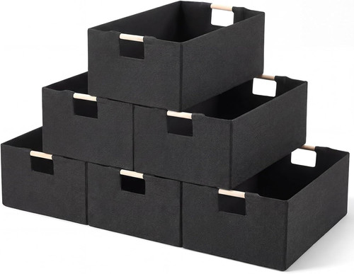 Fabric storage bins for closet - bins,