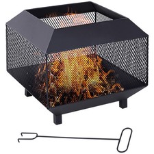 Outsunny Metal Firepit Brazier