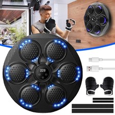 Smart Punching Boxing Electronic Music Machine Home Training Bluetooth With LED