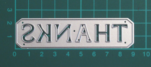 Thanks word metal cutting die - metal,
